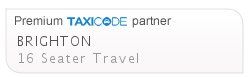 Premium TaxiCode partner: 16 Seater Travel, Brighton